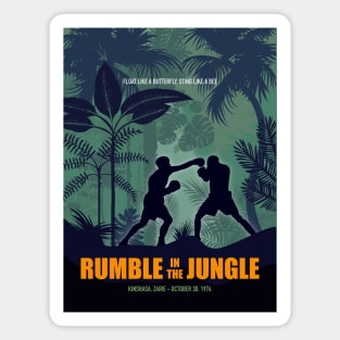 Rumble in the Jungle - Alternative Movie Poster Magnet